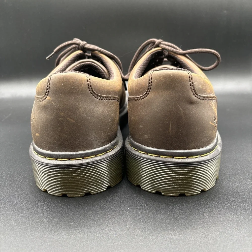 Dr Martens Kent Shoes Men's Size 13 Brown Leather Low Top Lace Up Oxford Docs